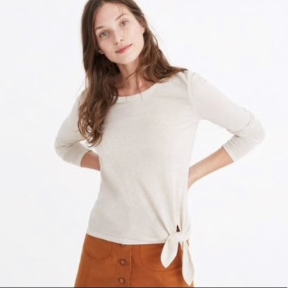 Ivory Side Knot Top by Madewell